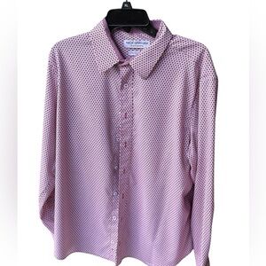 Nick Graham Men’s XL Pink Geometric Design Shirt
